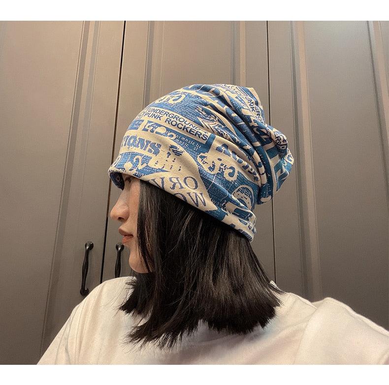 Slouchy Linen Beanie – Unisex All-Season Hat | 6 Colors