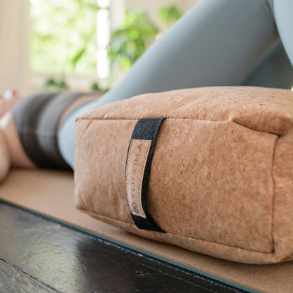 Cork Bolster — Handmade Sustainable Meditation Bolster | Mystic