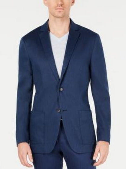 Alfani Mens Herringbone Stretch Linen Blazer - Act Fast!